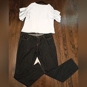 Dark Wash Old Navy "Diva" Jeans size 16